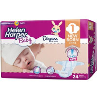 Подгузник Helen Harper Baby Newborn 2-5 кг 24 шт (5411416029816)