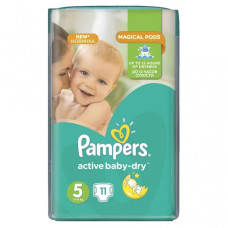 Подгузник Pampers Active Baby-Dry Junior Размер 5 (11-18 кг), 11 шт (4015400647577) Подгузник Pampers Active Baby-Dry Junior Размер 5 (11-18 кг), 11 шт (4015400647577)