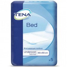 Пеленки для младенцев Tena Bed Normal 60х60 см 5 шт (7322540576405)