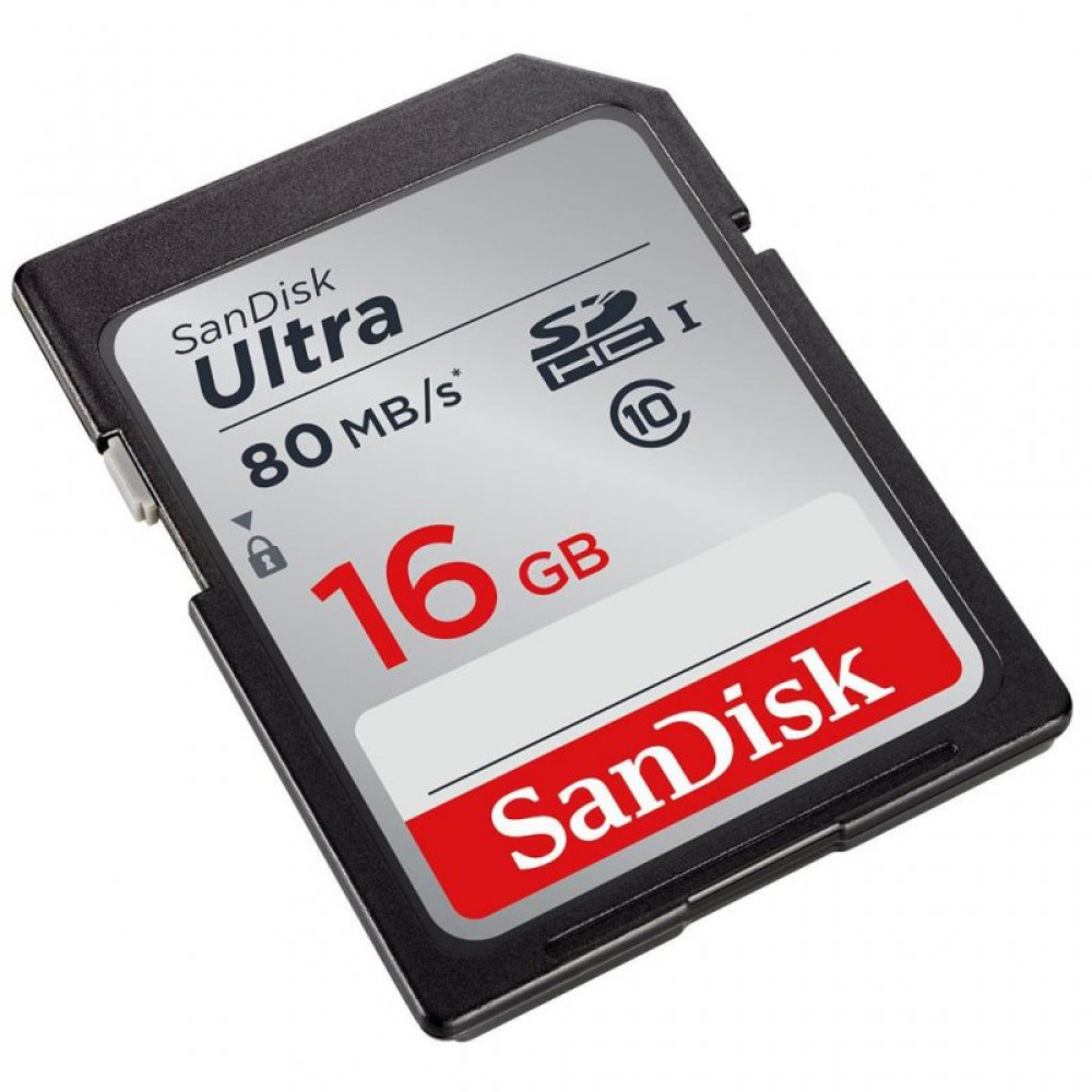 Карта пам'яті SanDisk 16GB SDHC Ultra Class 10 UHS (SDSDUNC-016G-GN6IN)