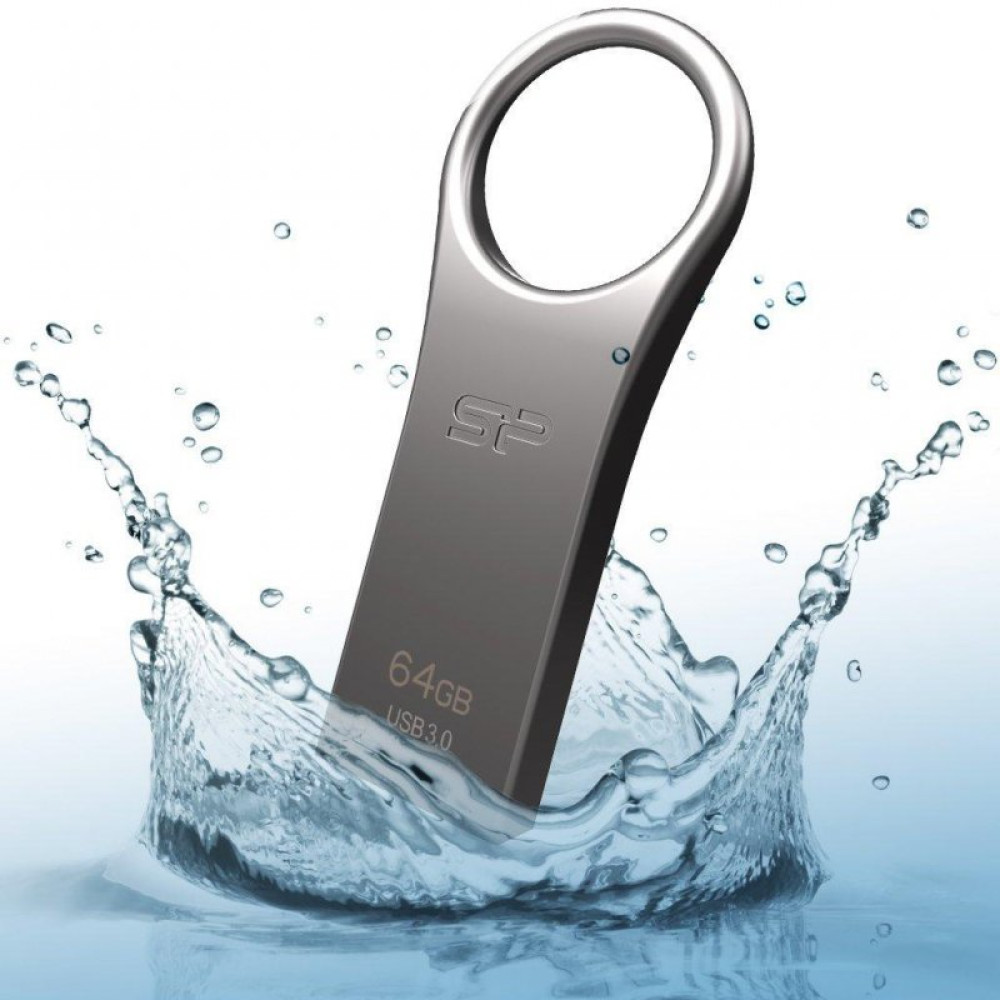 USB флеш накопитель Silicon Power 64GB Jewel J80 Titanium USB 3.0 (SP064GBUF3J80V1T)