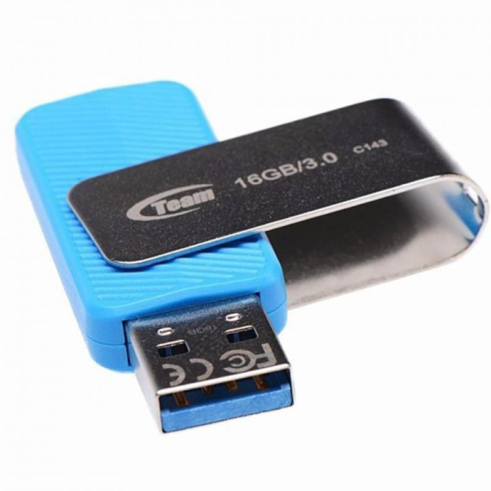 USB флеш накопичувач Team 16GB C143 Blue USB 3.0 (TC143316GL01)