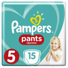 Подгузник Pampers трусики Pants Junior Размер 5 (12-17 кг), 15 шт (4015400727026) Подгузник Pampers трусики Pants Junior Размер 5 (12-17 кг), 15 шт (4015400727026)