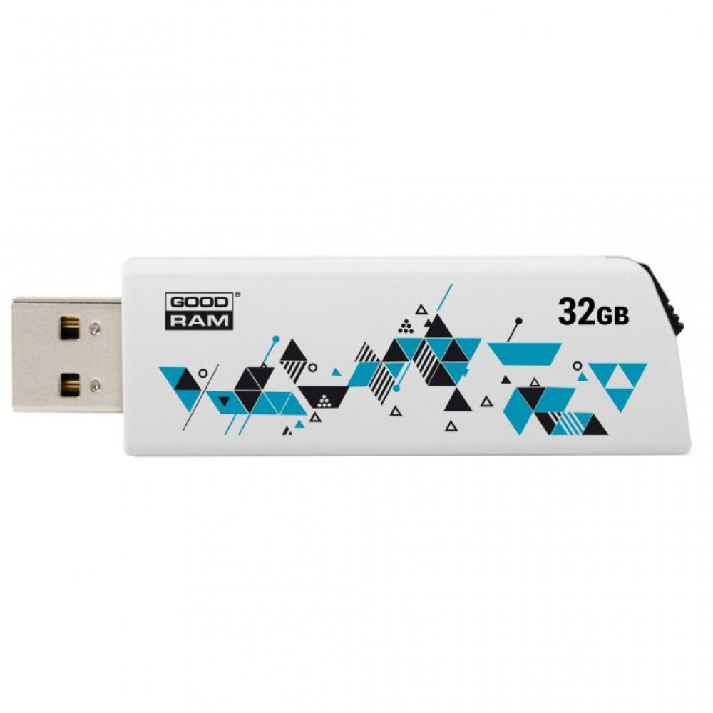 USB флеш накопитель GOODRAM 32GB Cl!ck White USB 2.0 (UCL2-0320W0R11)