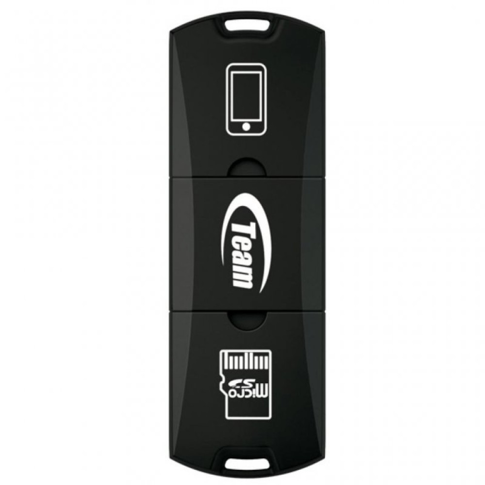 USB флеш накопичувач Team 16GB M141 Black USB 2.0 (TUSDH16GCL1036)