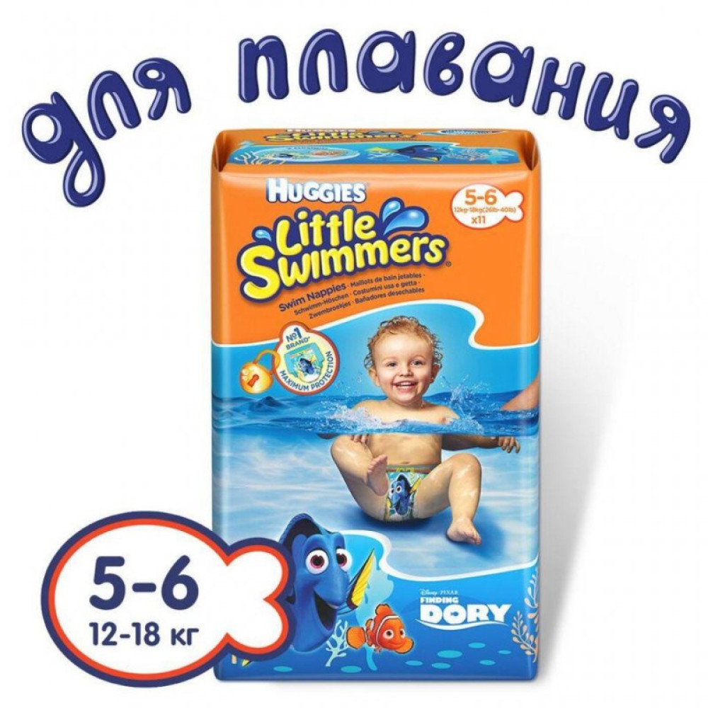 Подгузник Huggies Little Swimmer 5-6 (12-18 кг) 11 шт (5029053538426) Подгузник Huggies Little Swimmer 5-6 (12-18 кг) 11 шт (5029053538426)