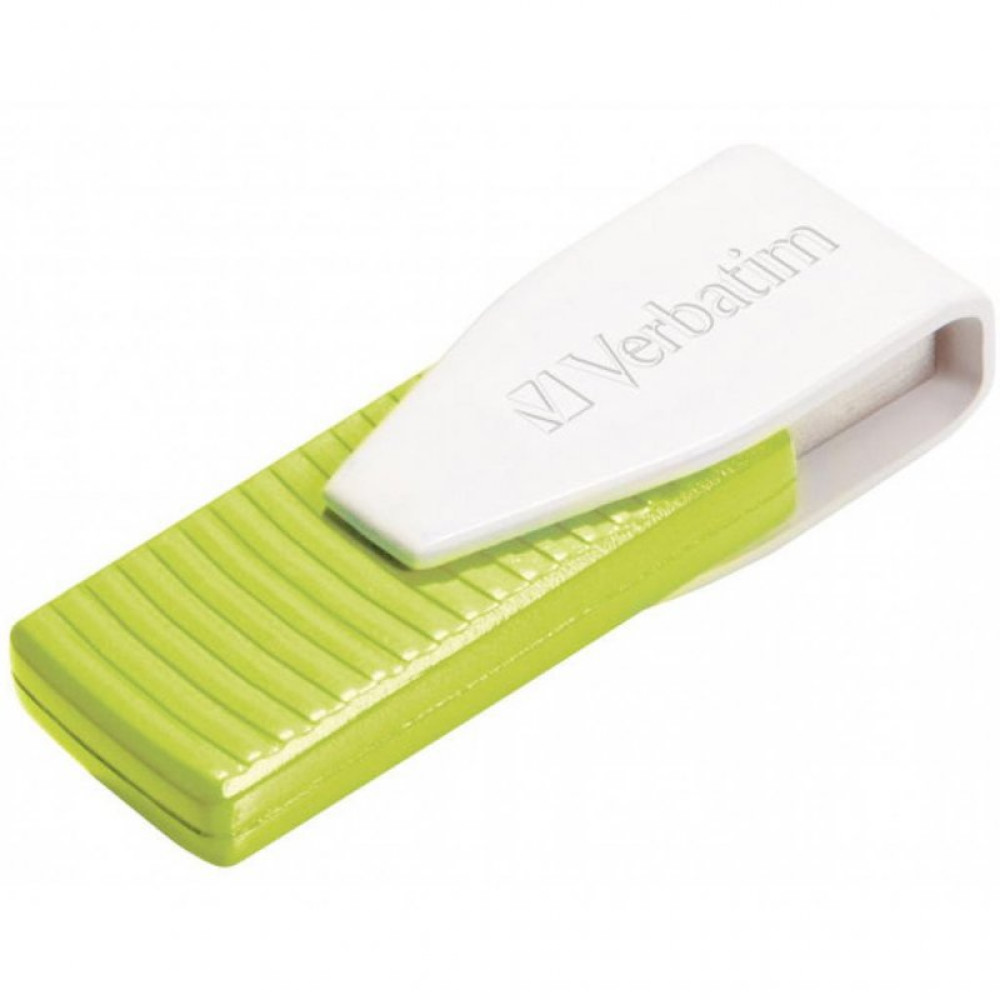 USB флеш накопичувач Verbatim 32GB STORE'N'GO SWIVEL GREEN USB 2.0 (49815)
