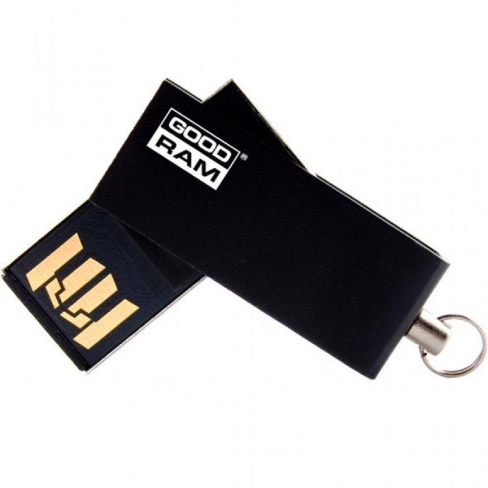 USB флеш накопитель GOODRAM 64GB UCU2 Cube Black USB 2.0 (UCU2-0640K0R11)
