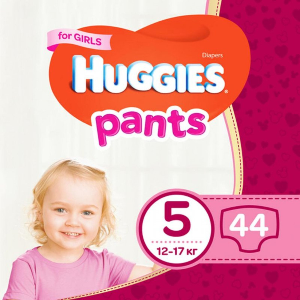 Подгузник Huggies Pants 5 для девочек (12-17 кг) 44 шт (5029053564036) Подгузник Huggies Pants 5 для девочек (12-17 кг) 44 шт (5029053564036)