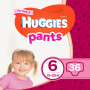 Підгузник Huggies Pants 6 для дівчаток (15-25 кг) 36 шт (5029053564050)