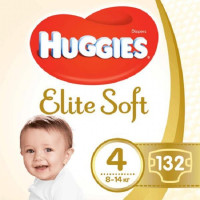 Подгузник Huggies Elite Soft 4 (8-14 кг) 132 шт (5029054566220)