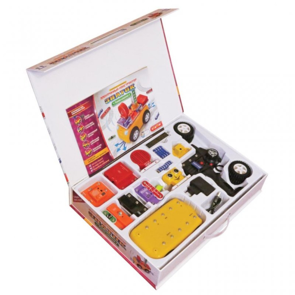 Конструктор Знаток Умная машина 10 проектов (REW-K70691) Конструктор Знаток Умная машина 10 проектов (REW-K70691)