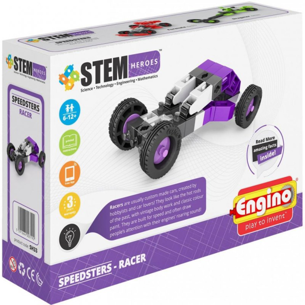 Конструктор Engino Stem Heroes Спортивные автомобили: Гоночный (SH33)
