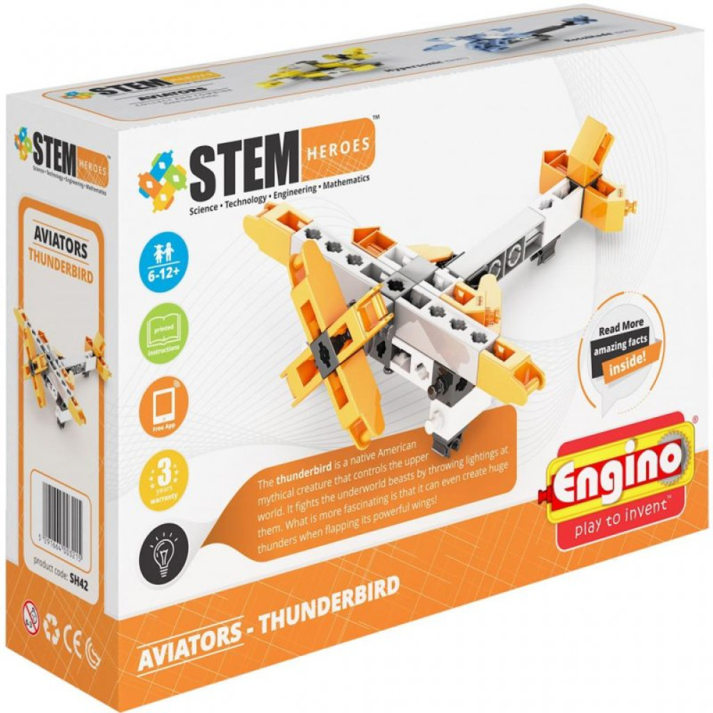 Конструктор Engino Stem Heroes Авиация: Буревестник (SH42)