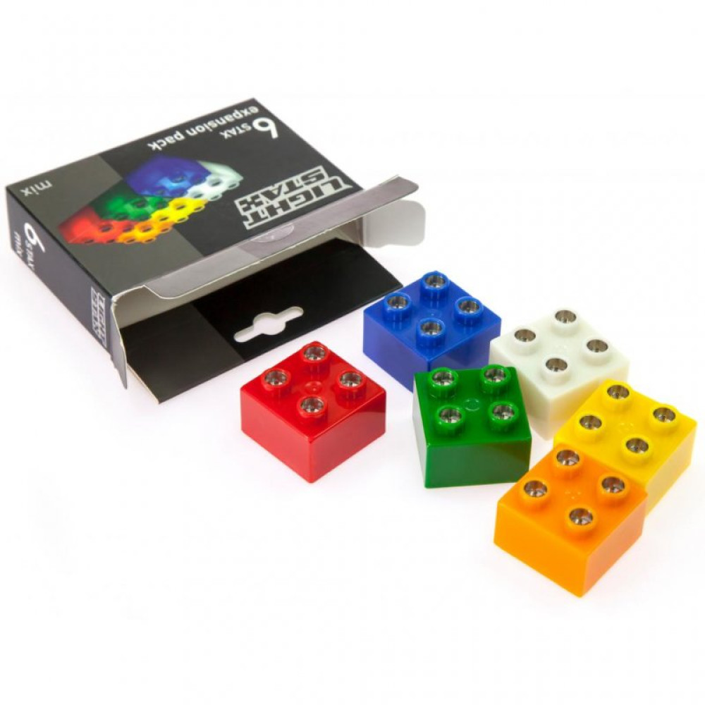 Конструктор Light Stax Junior с LED подсветкой Expansion Разноцветный (LS-M04007)