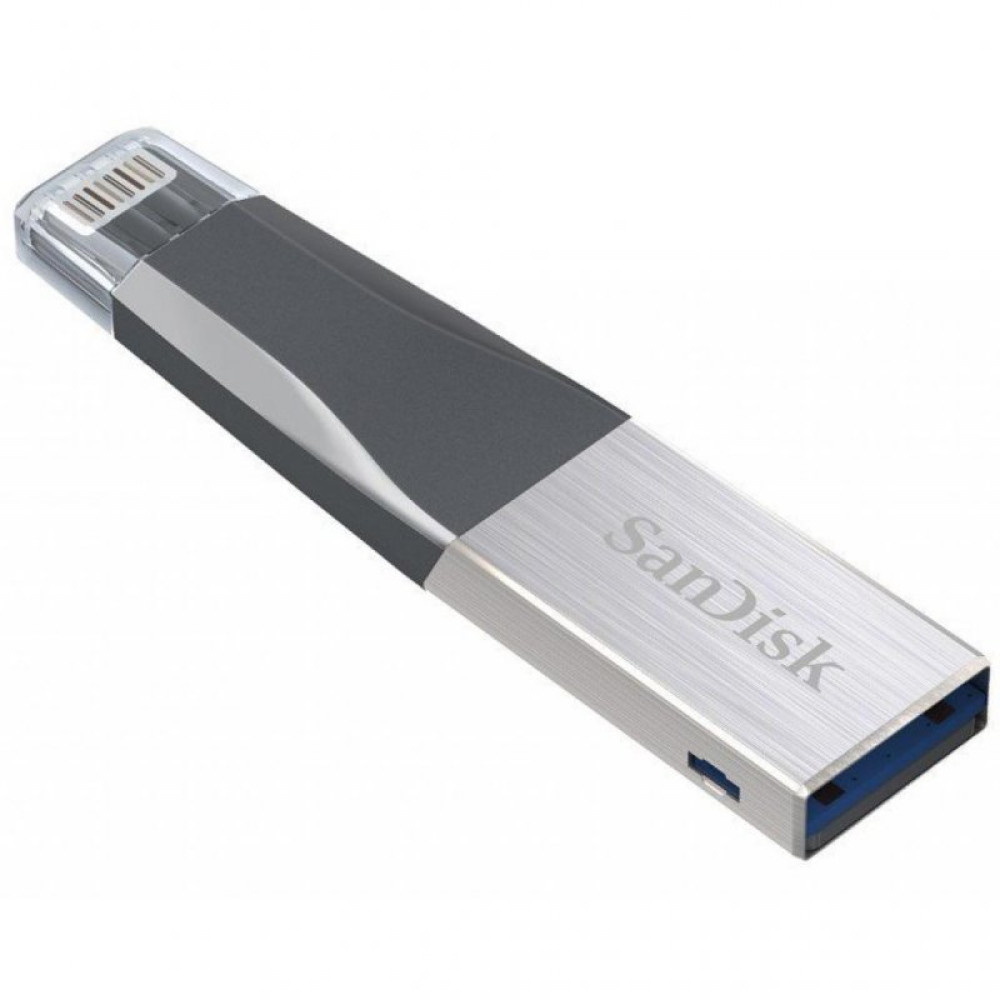 USB флеш накопичувач SanDisk 128GB iXpand Mini USB 3.0/Lightning (SDIX40N-128G-GN6NE)