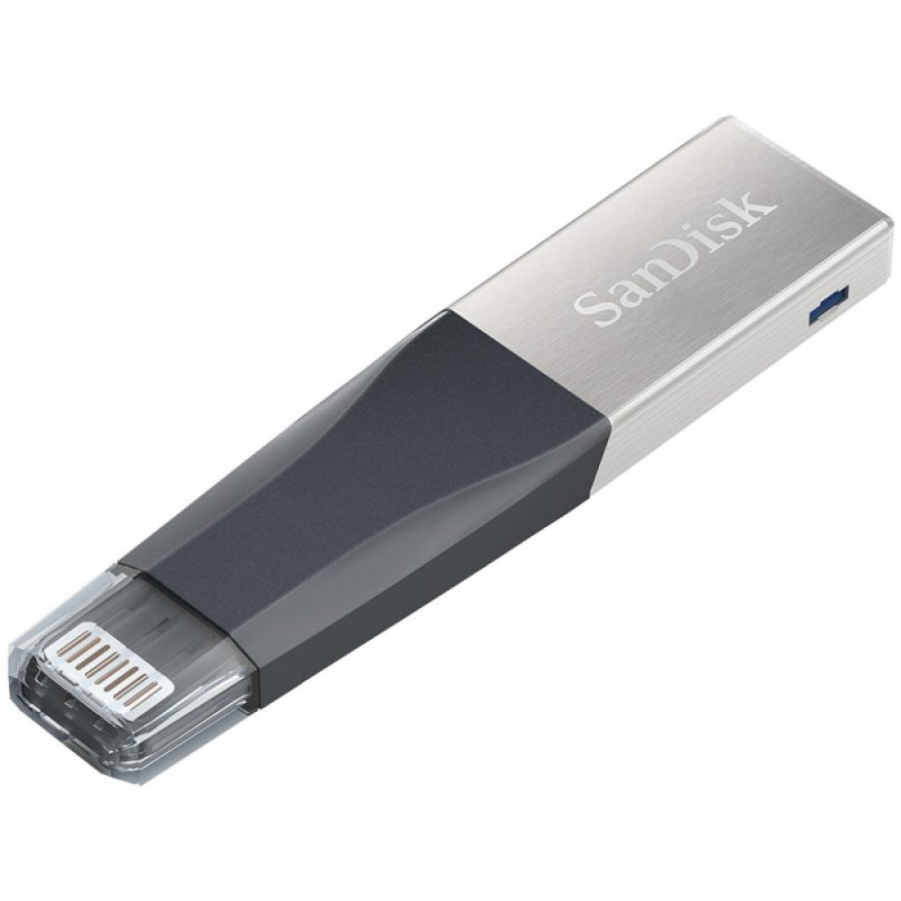 USB флеш накопичувач SanDisk 128GB iXpand Mini USB 3.0/Lightning (SDIX40N-128G-GN6NE)