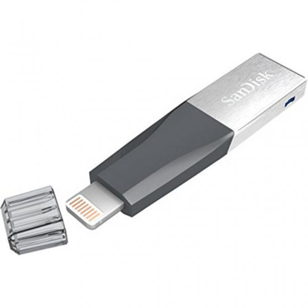 USB флеш накопичувач SanDisk 128GB iXpand Mini USB 3.0/Lightning (SDIX40N-128G-GN6NE)