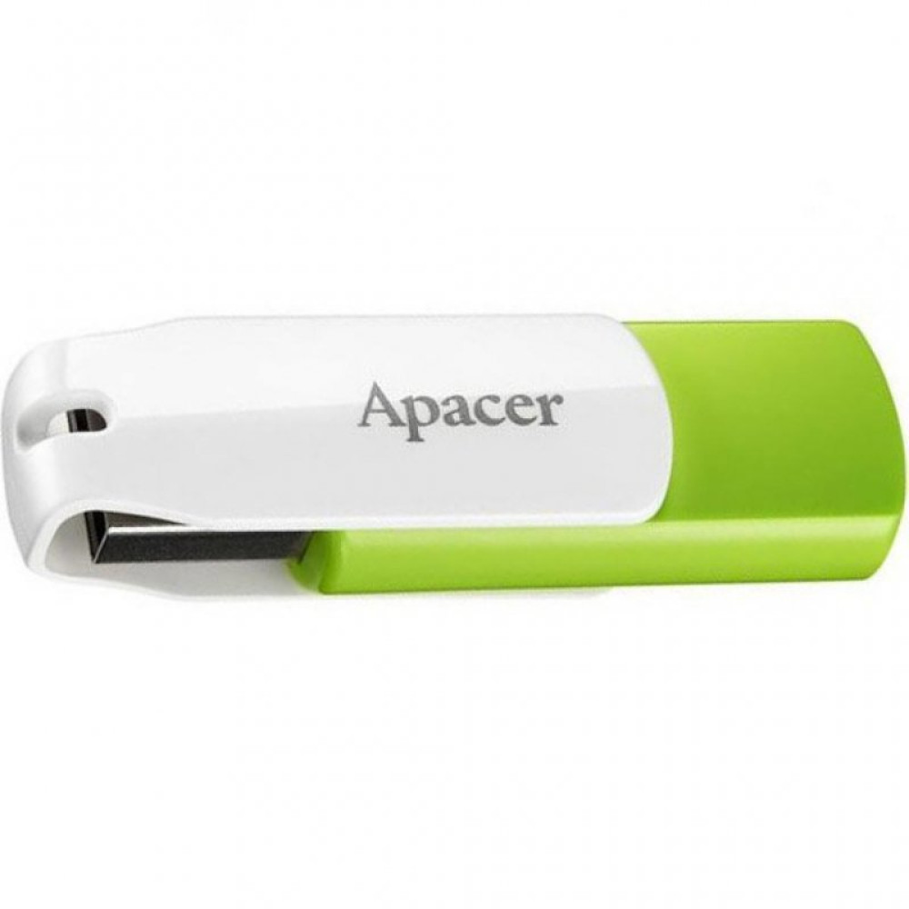 USB флеш накопитель Apacer 16GB AH335 Green/White USB 2.0 (AP16GAH335G-1)