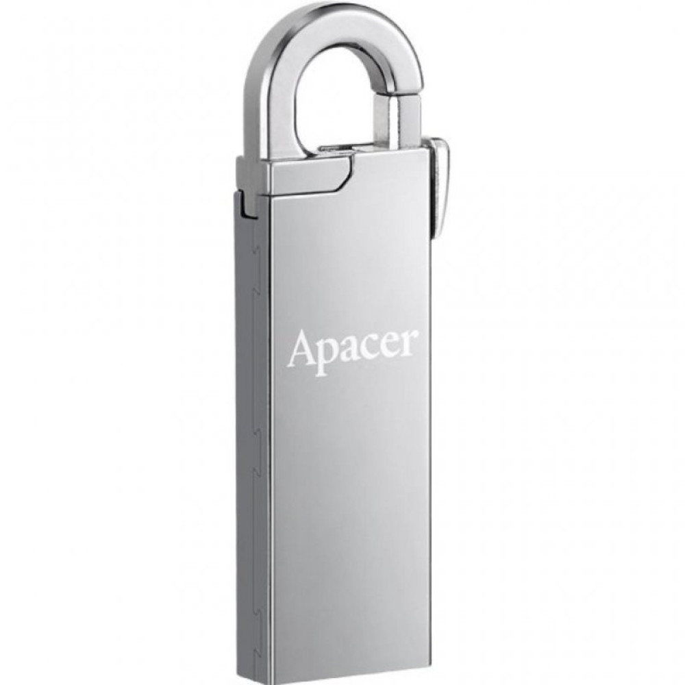 USB флеш накопичувач Apacer 16GB AH13A Silver USB 2.0 (AP16GAH13AS-1)