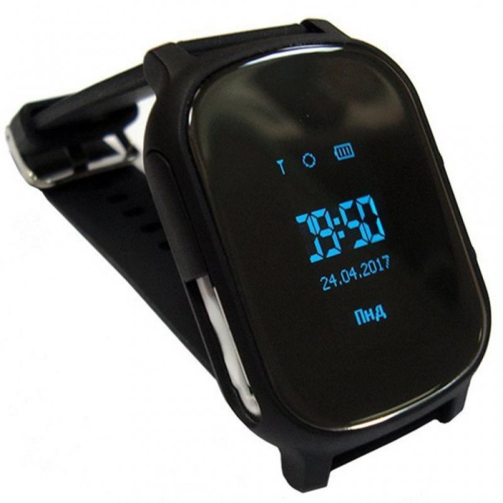 Смарт-годинник GoGPS ME К20 чорний (K20BK)