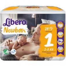 Подгузник Libero Newborn 1 (2-5кг) 28шт (7322540687736) Подгузник Libero Newborn 1 (2-5кг) 28шт (7322540687736)