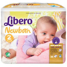 Подгузник Libero Newborn 2 (3-6кг) 36 шт (7322540694635) Подгузник Libero Newborn 2 (3-6кг) 36 шт (7322540694635)