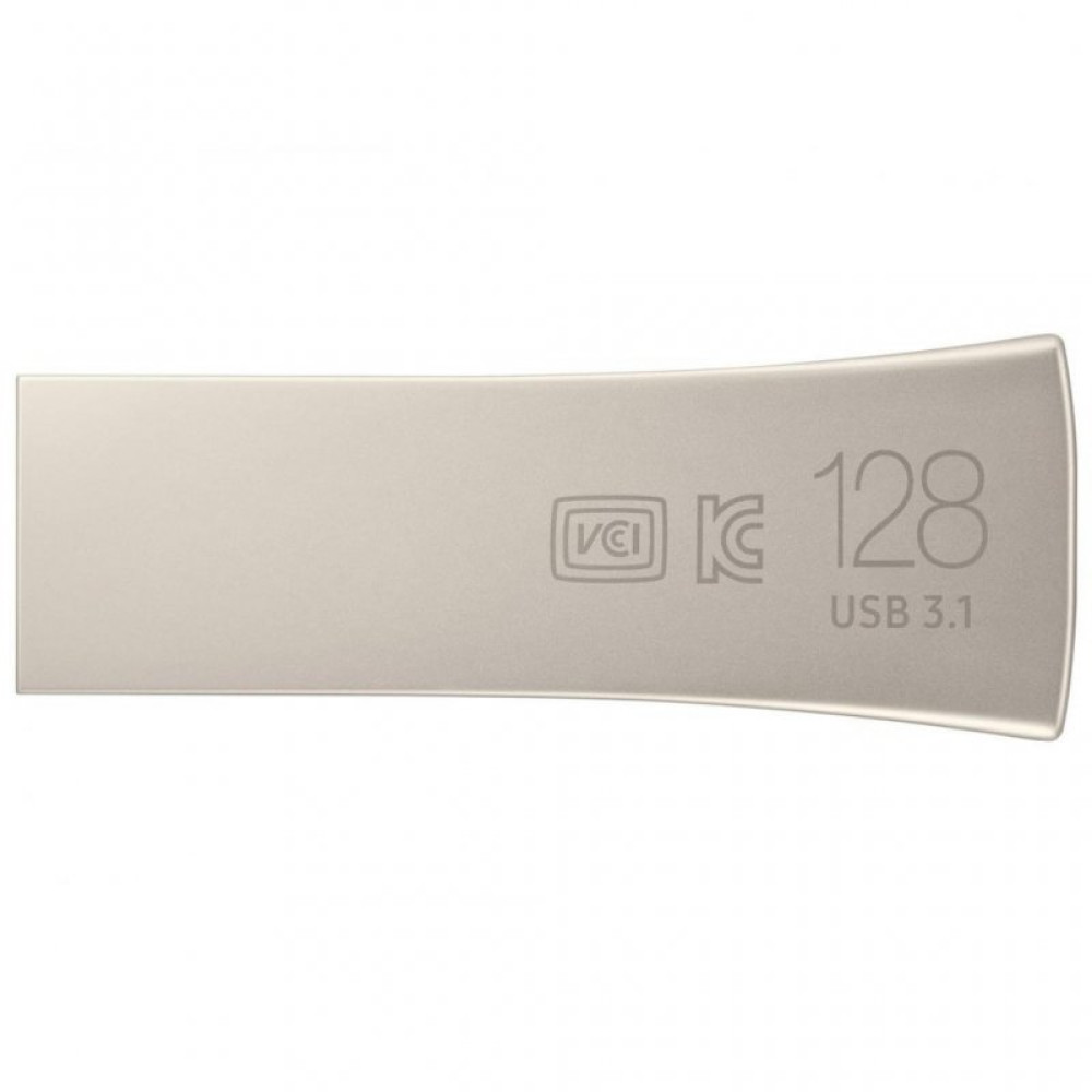 USB флеш накопичувач Samsung 128GB Bar Plus Silver USB 3.1 (MUF-128BE3/APC)