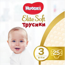Подгузник Huggies Elite Soft Pants M размер 3 (6-11 кг) 25 шт (5029053546964)