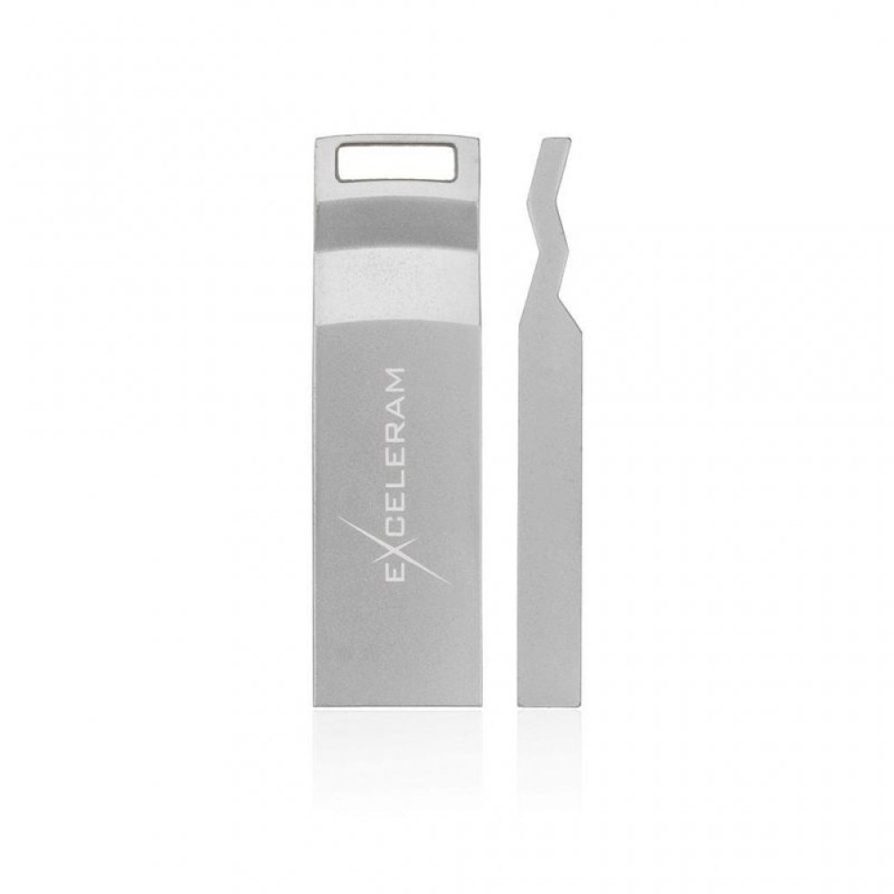 USB флеш накопитель eXceleram 64GB U2 Series Silver USB 2.0 (EXP2U2U2S64)
