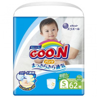 Подгузник GOO.N Трусики для активных детей 4-9 кг (унисекс, 62 шт) (853625)