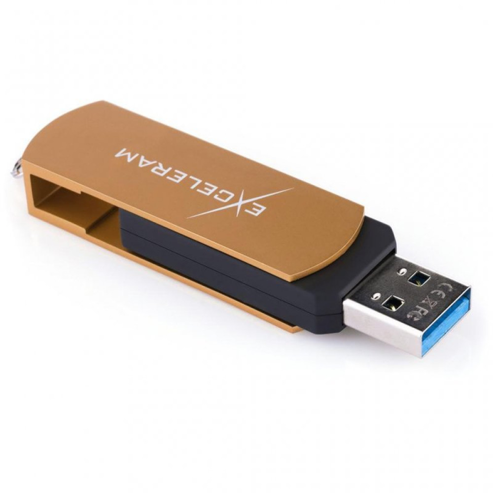 USB флеш накопитель eXceleram 16GB P2 Series Brown/Black USB 3.1 Gen 1 (EXP2U3BRB16)