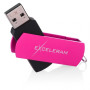 USB флеш накопичувач eXceleram 64GB P2 Series Rose/Black USB 2.0 (EXP2U2ROB64)