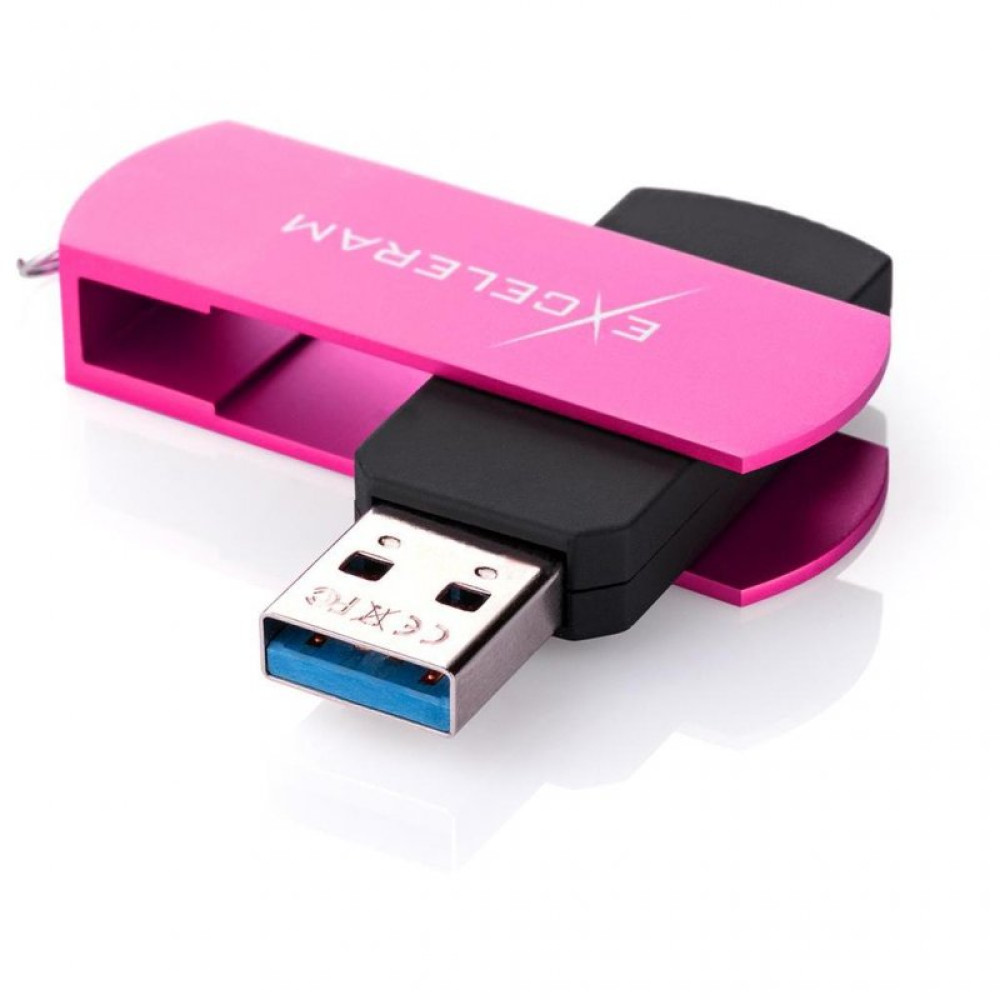 USB флеш накопитель eXceleram 16GB P2 Series Rose/Black USB 3.1 Gen 1 (EXP2U3ROB16)