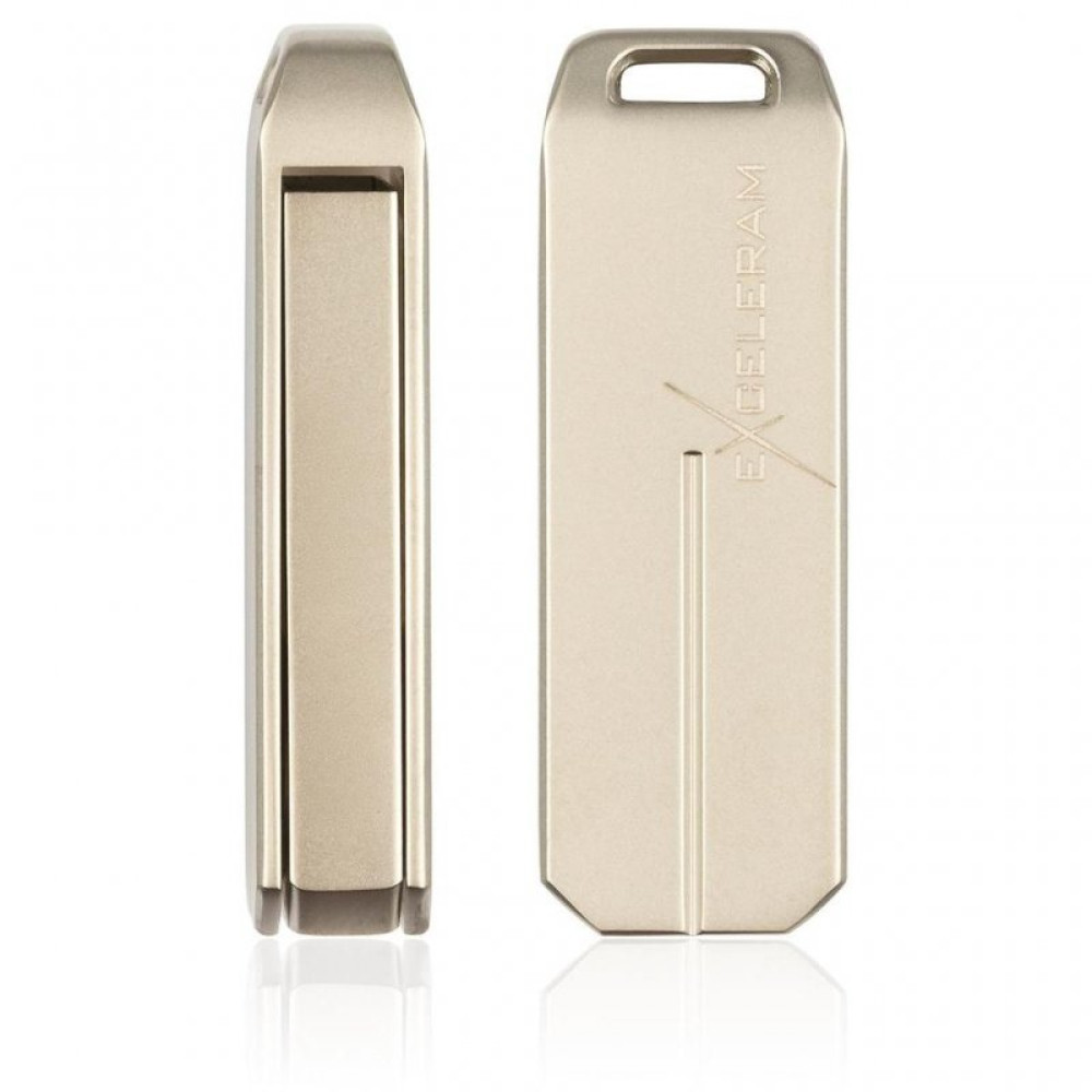 USB флеш накопитель eXceleram 64GB U3 Series Silver USB 2.0 (EXP2U2U3S64)