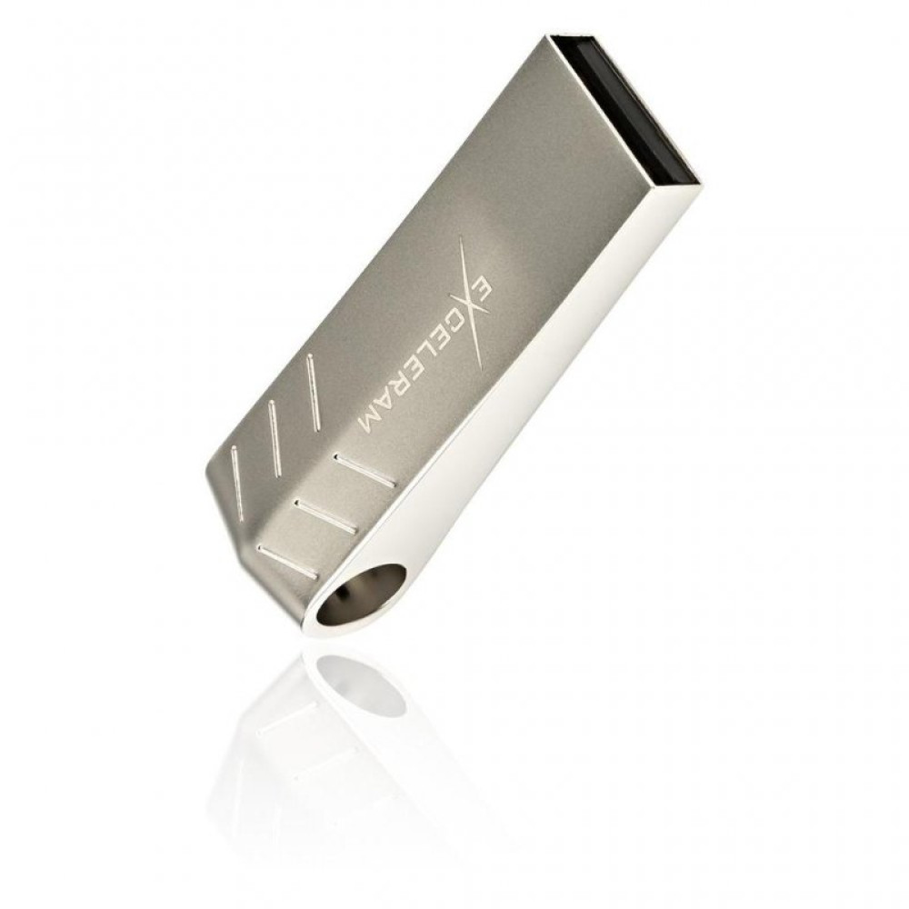 USB флеш накопитель eXceleram 64GB U4 Series Silver USB 2.0 (EXP2U2U4S64)