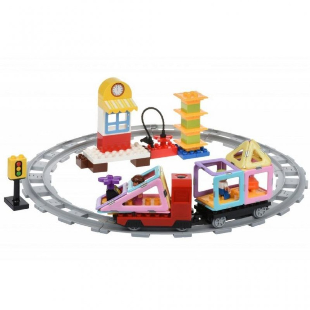 Конструктор Magplayer Поїзд 77 ел (MPH2-77)