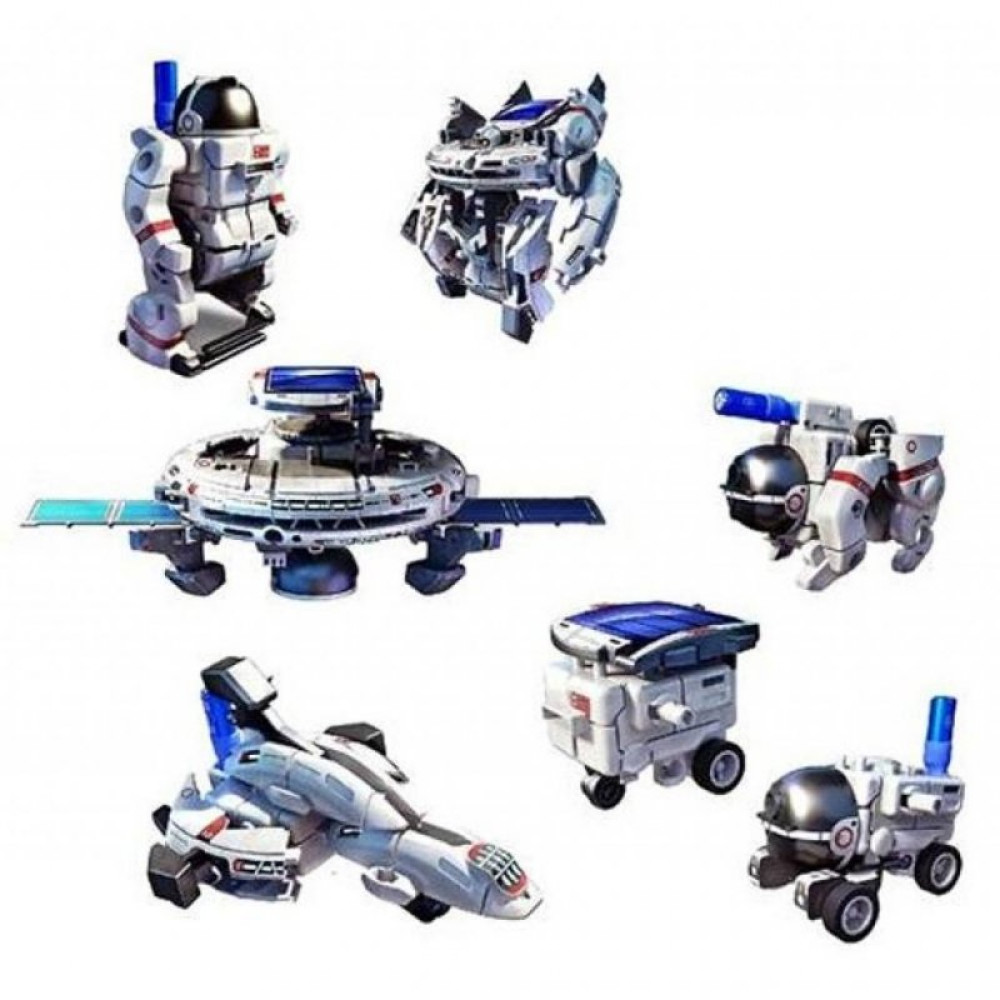 Конструктор Same Toy Робот-конструктор Космический флот 7 в 1 на солнечной батаре (2117UT)