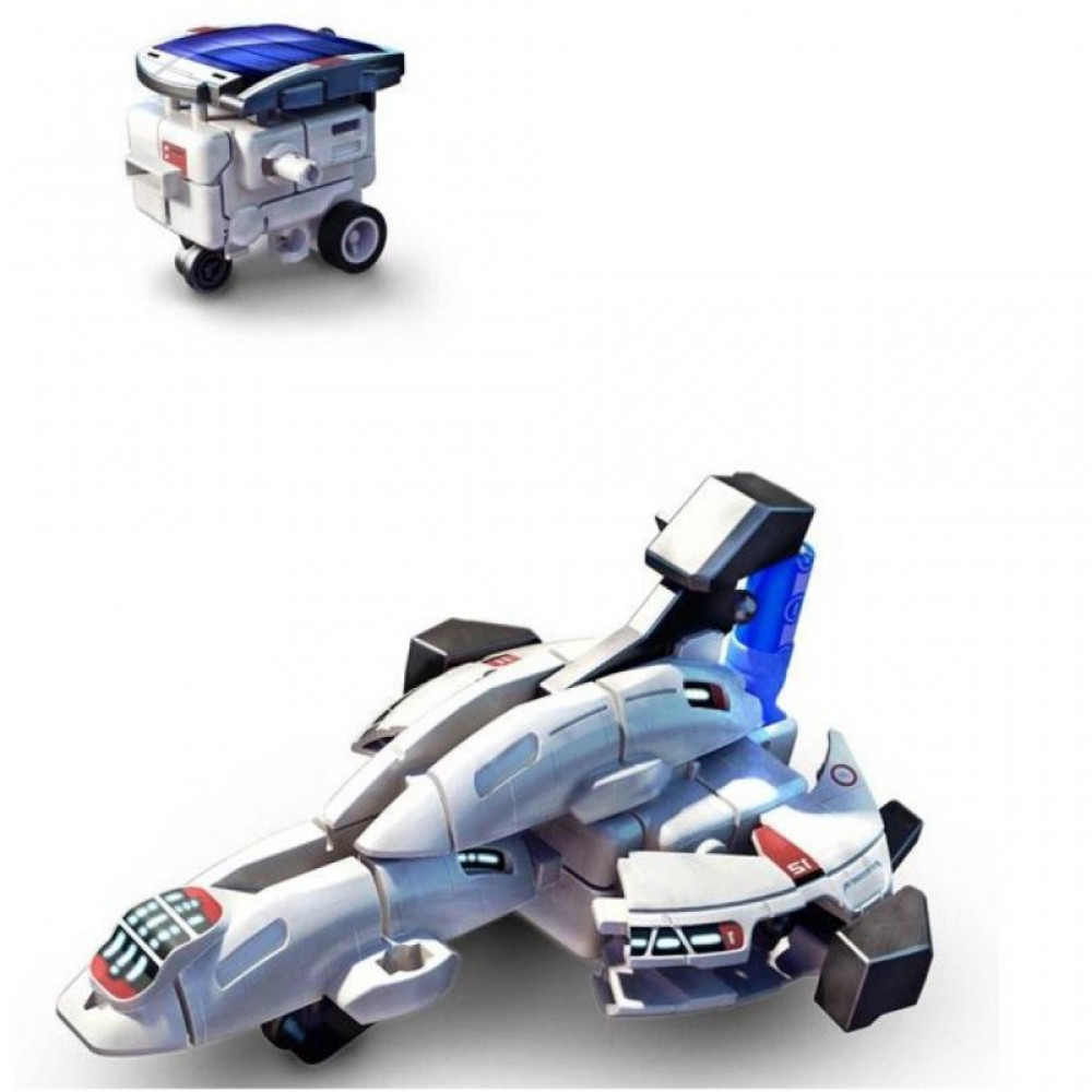 Конструктор Same Toy Робот-конструктор Космический флот 7 в 1 на солнечной батаре (2117UT)