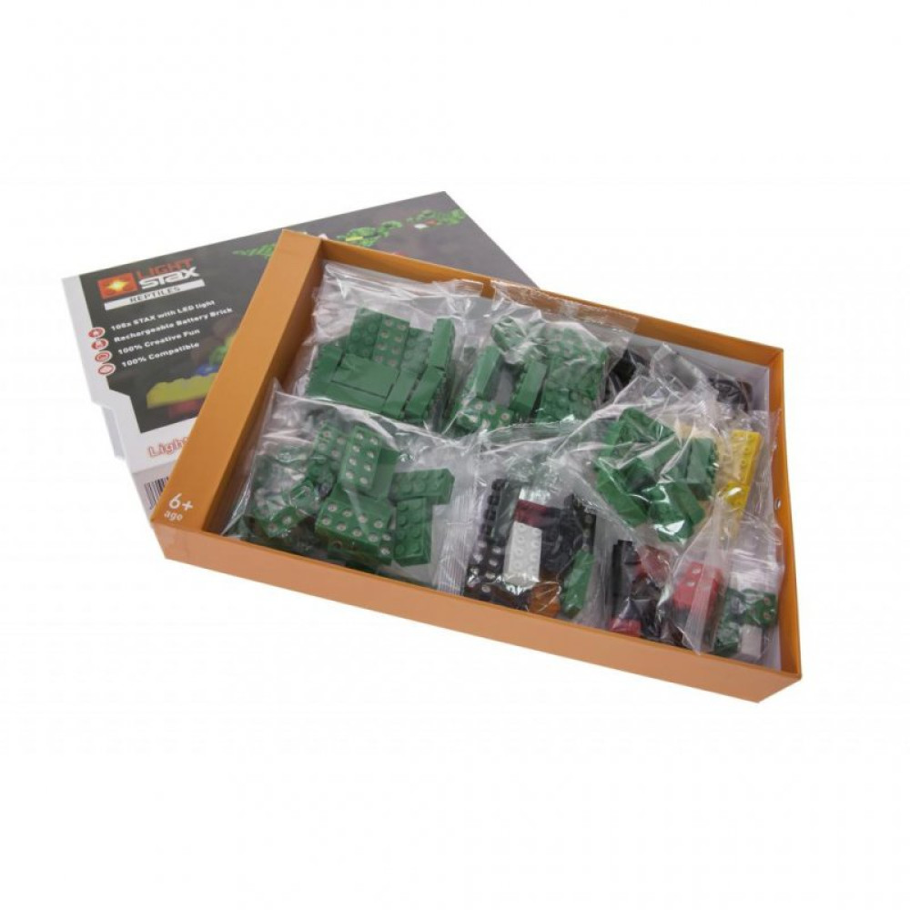 Конструктор Light Stax с LED подсветкой Reptiles (LS-S13001)
