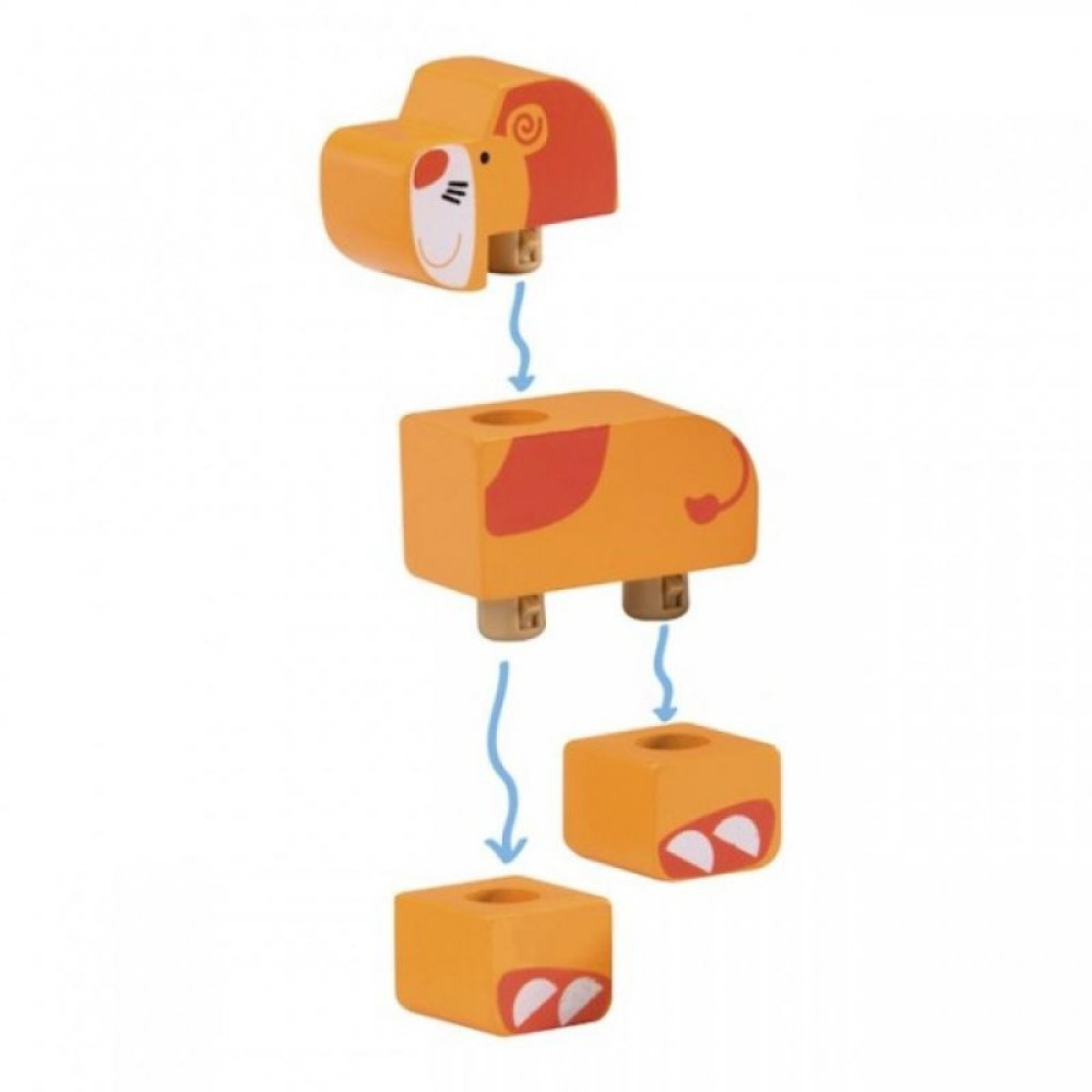 Конструктор WonderWorld Побудуй тварин (WED-3125)