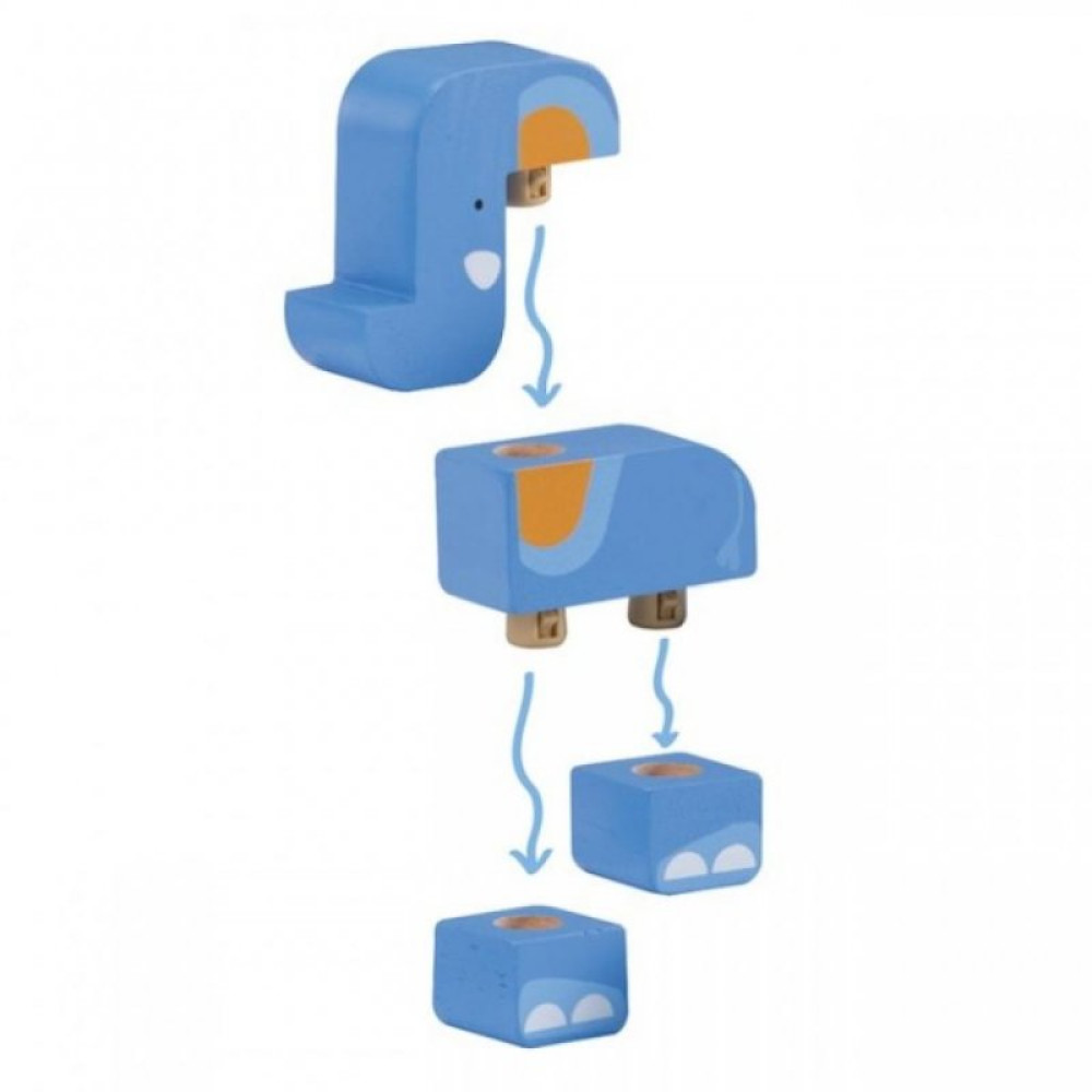 Конструктор WonderWorld Побудуй тварин (WED-3125)