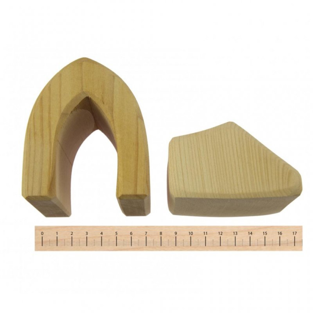 Конструктор nic деревянный Большой натуральный 17 эл. (NIC523283)