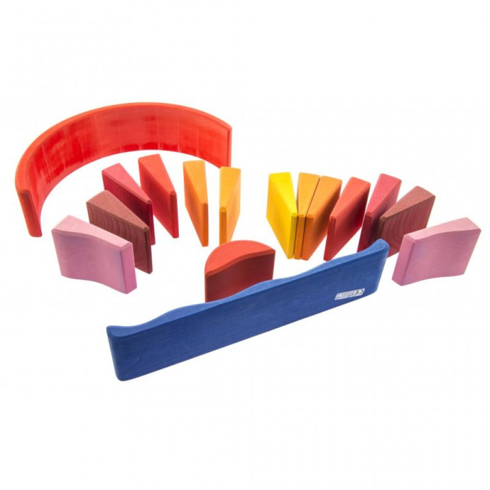 Конструктор nic деревянный Восход красный (NIC523321)