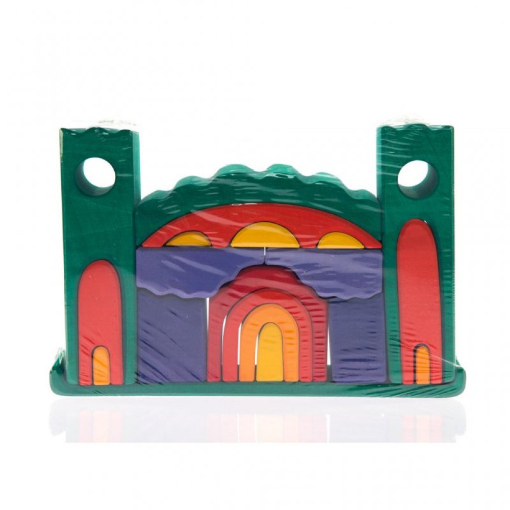 Конструктор nic деревянный Все в замке зеленый (NIC523269)