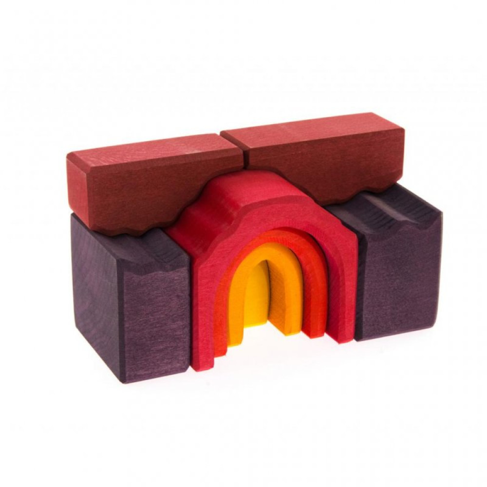 Конструктор nic деревянный Все в замке синий (NIC523268)