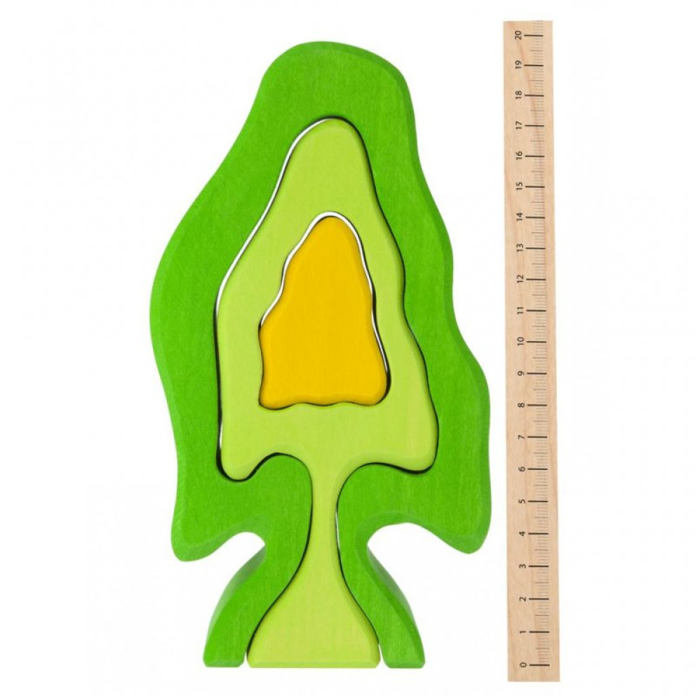 Конструктор nic деревянный Зеленое дерево (NIC523080)