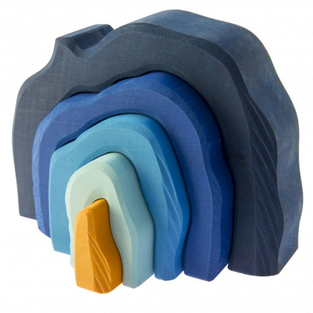 Конструктор nic деревянный Пещера Синий (NIC523323)