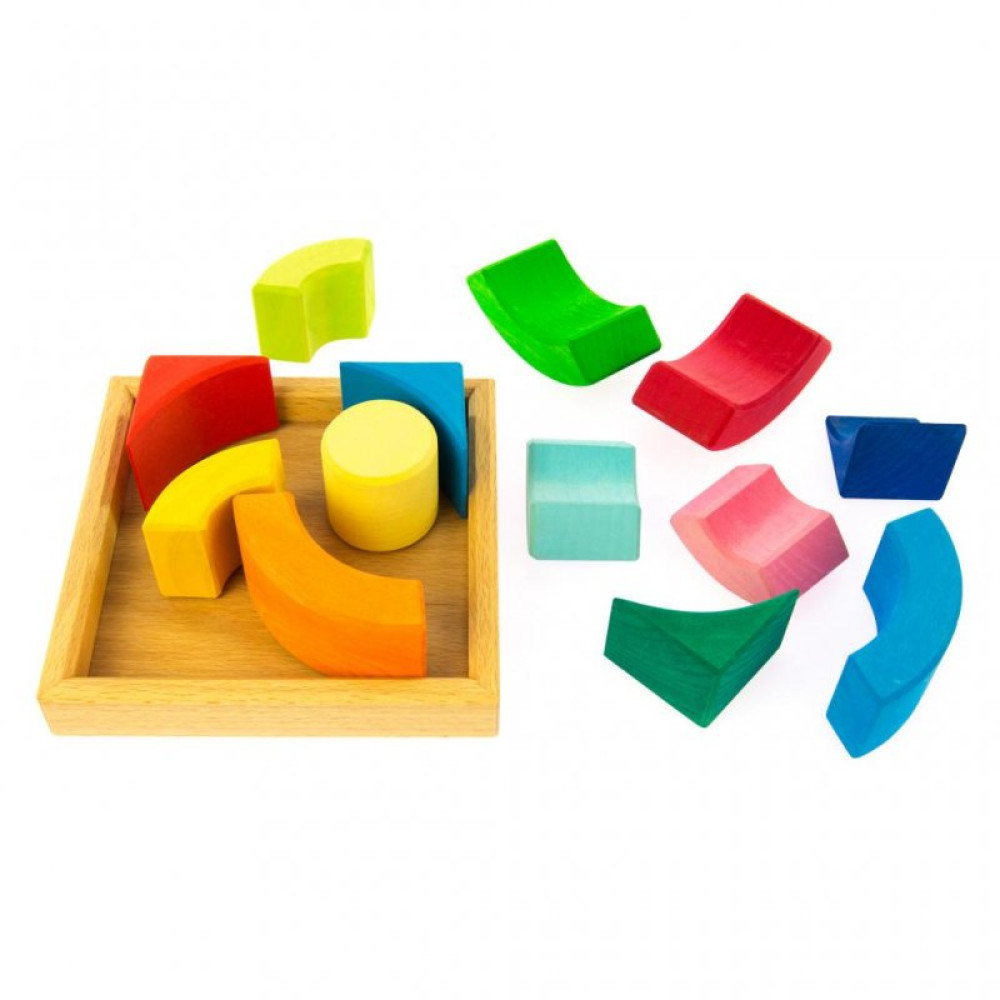 Конструктор nic деревянный Разноцветный круг (NIC523344)