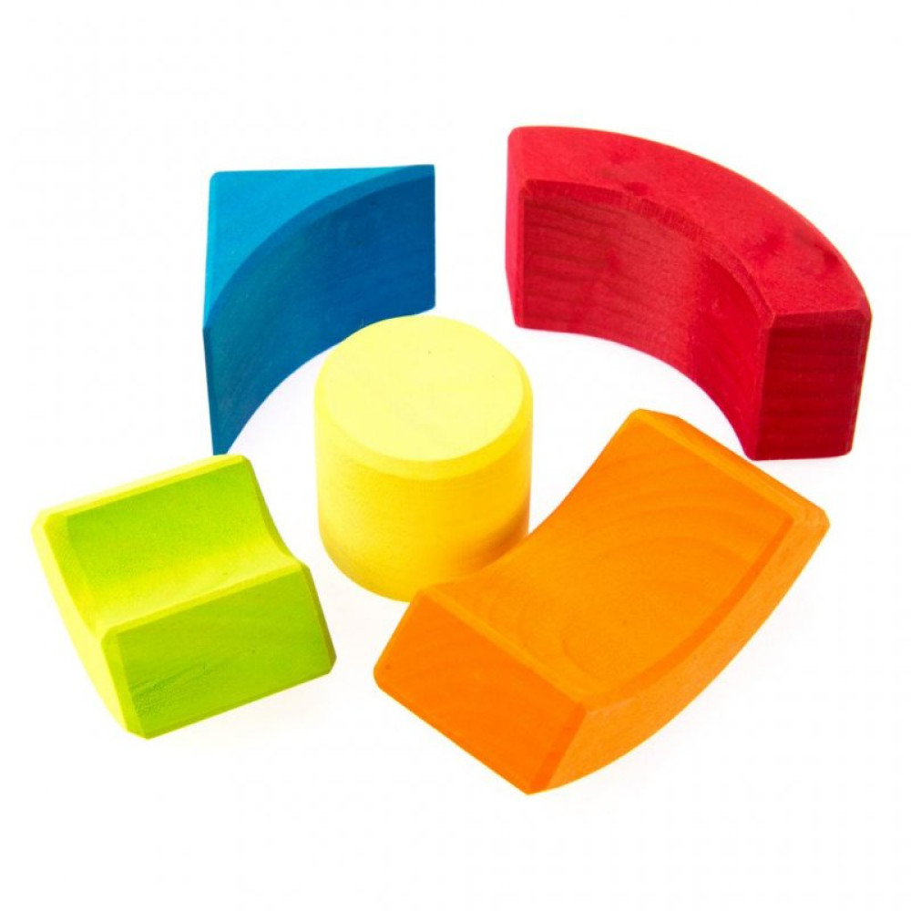 Конструктор nic деревянный Разноцветный круг (NIC523344)